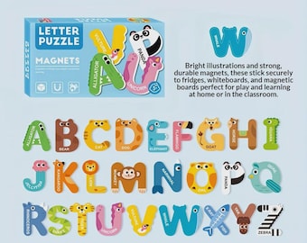 Jeu Alphabet Chiffres Aimants EDCO Jeu Magnétique éducatif 52 Lettres