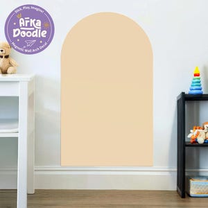 Tan Magnetic Wall Arch Decal: Kids&#39; Learning & Play