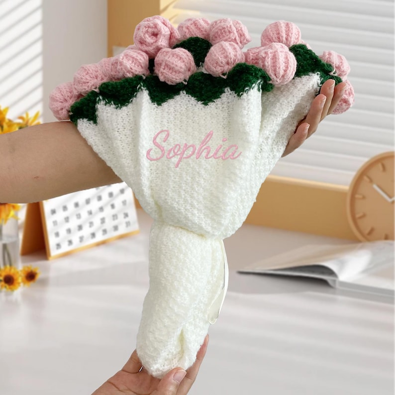 Knit Blanket - Rose main image 1