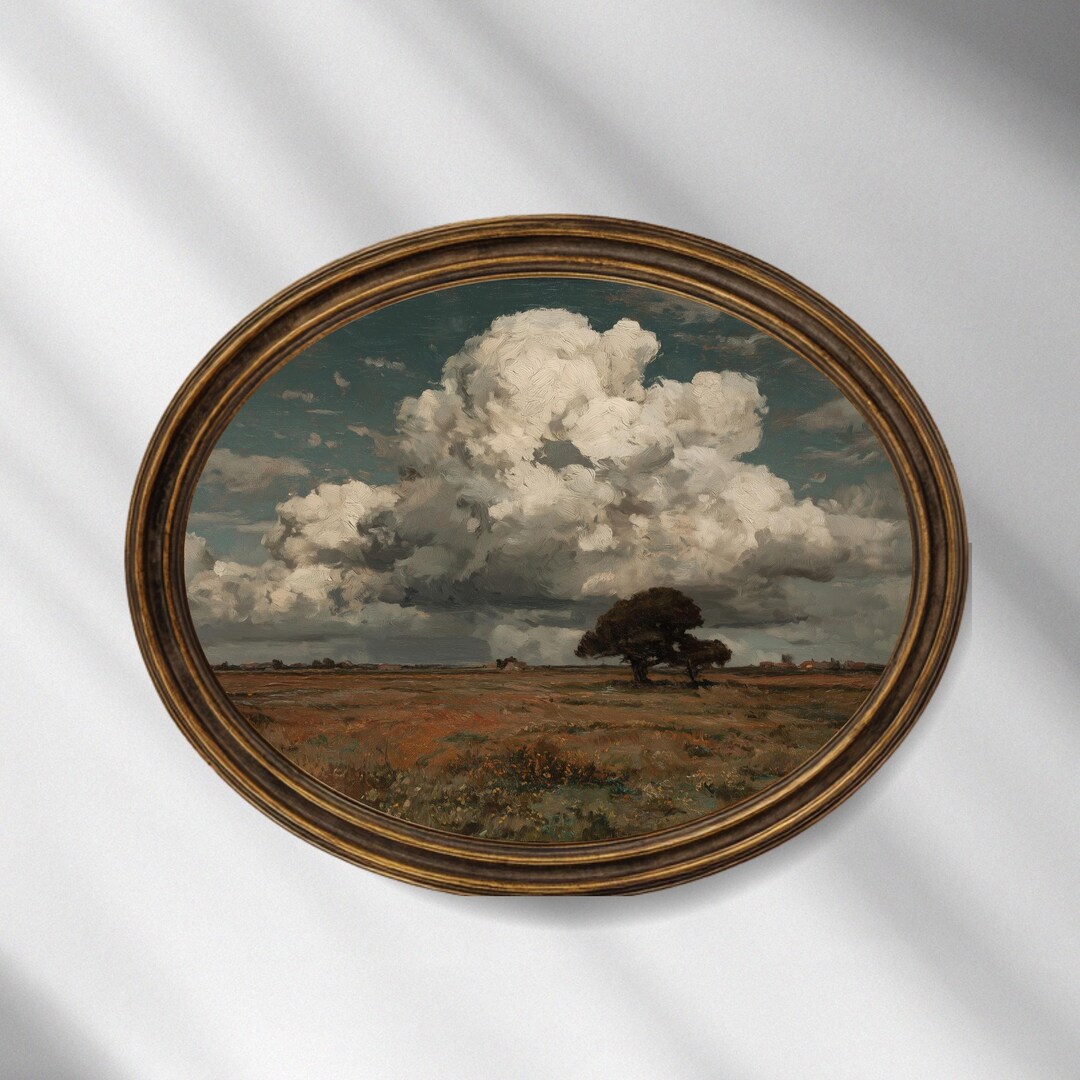 Dramatic Sky and Tree | Classical Nature Wall Art (download) - Etsy