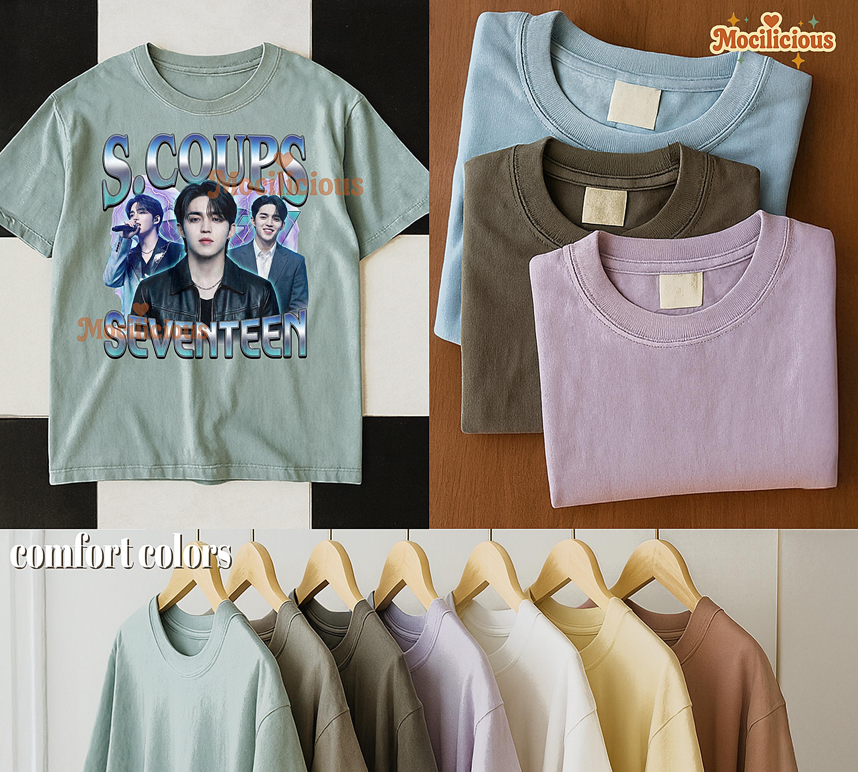 Scoups Shirt, 90s Vintage Retro Bootleg S.coups SEVENTEEN T-shirt