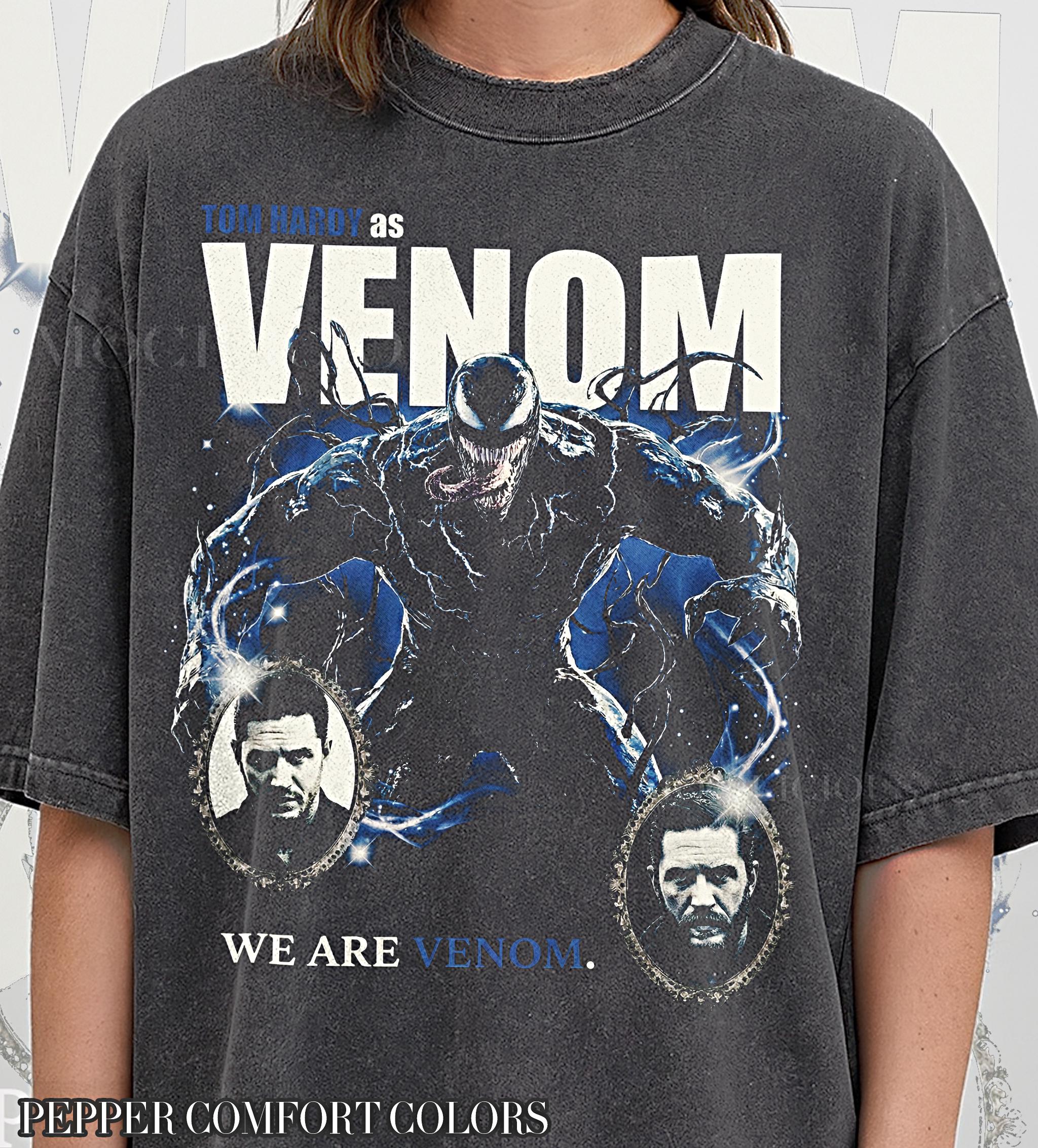 Marvel Big & Tall Classic Venom Face Sweater - Camiseta De Manga Corta Para Hombre, NEGRO, 3XL/grande/alto