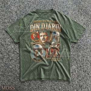 Pedro Pascal As Din Djarin Vintage 90s Graphic Tshirt, The Mandalorian Retro Bootleg Tee, I Can Bring You In Warm, Mando Fan Gift image 7