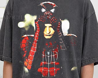 Vintage Spider-Man 90s Graphic Style Comfort Colors® Tshirt, M4rvel Hero Unmasked Retro Faded T-Shirt, Y2k Streetwear, Peter Parker Gift