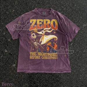 Vintage Zero Ghost Dog 90s Graphic Comfort Colors® Tshirt, The Nightmare Before Christmas Retro Jack Skellington, Spooky D1sney Gift image 6