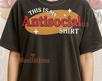 Camiseta pirata con estampado retro antisocial, camiseta vintage con estilo de dibujo animado, estilo retro de los 90, suéter con estampado retro antisocial