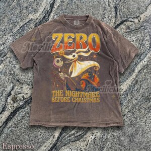 Vintage Zero Ghost Dog 90s Graphic Comfort Colors® Tshirt, The Nightmare Before Christmas Retro Jack Skellington, Spooky D1sney Gift image 5