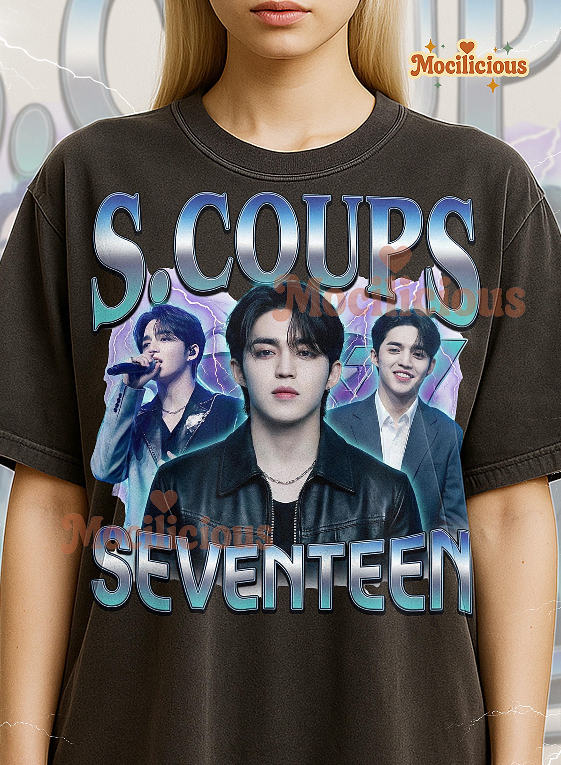 Scoups Shirt, 90s Vintage Retro Bootleg S.coups SEVENTEEN T-shirt