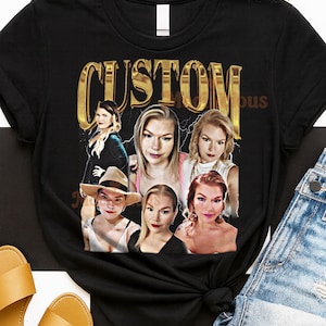 AANGEPASTE bootleg fotoshirt, retro jaren 90 foto invoegen T-shirt, gepersonaliseerd kinder-T-shirt, rapshirt peuter, aangepaste hoodie door Mocilicious