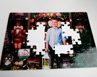 Personalized Photo Puzzle – Custom Keepsake Gift with Frame or Box with your text Christmas Gift Xmas Present Holiday