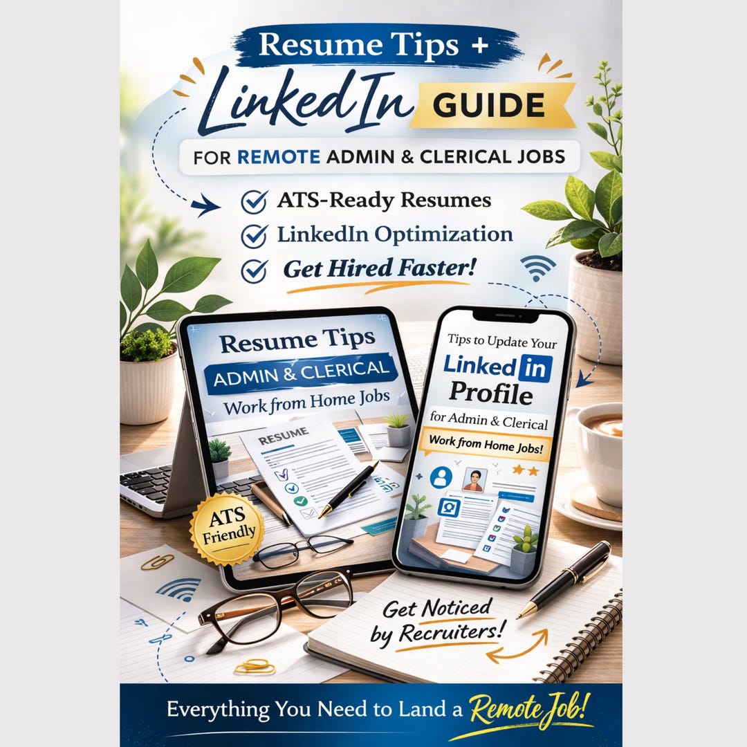 Starter Kit | Remote Job Success Bundle | Resume Tips | Linkedin ...