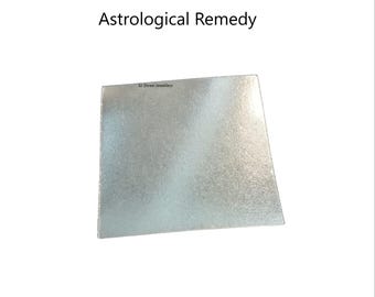 Solid Silver Square Piece for Lal Kitab Remedy / Astrology Remedies  3 cm