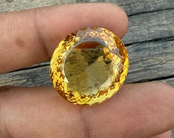 Genuine Natural Honey Quartz,Faceted Loose Gemstone,Nice Honey Quartz, Oval Shape,Hand Made For Jewelry Making,