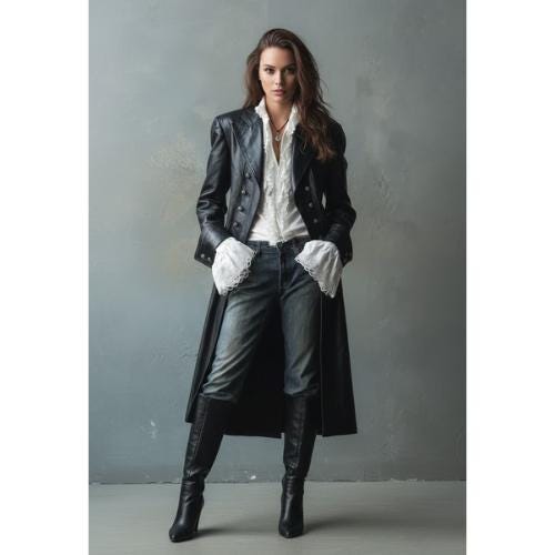 Gilet en cuir Hell Red avec fermeture éclair Taille XL