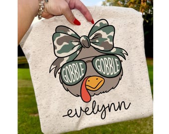 Turkey Camo PNG Bundle: Thanksgiving Shirt Design (Digital Download)