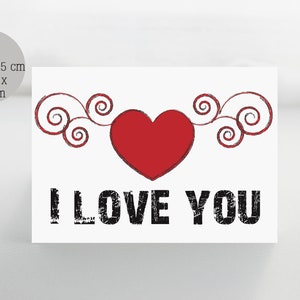 Cartes d’anniversaire, cartes sur l’amour, cartes de cœur, cartes d’anniversaire, cartes de Saint-Valentin, cœurs rouges, cartes je vous aime, juste parce que les cartes