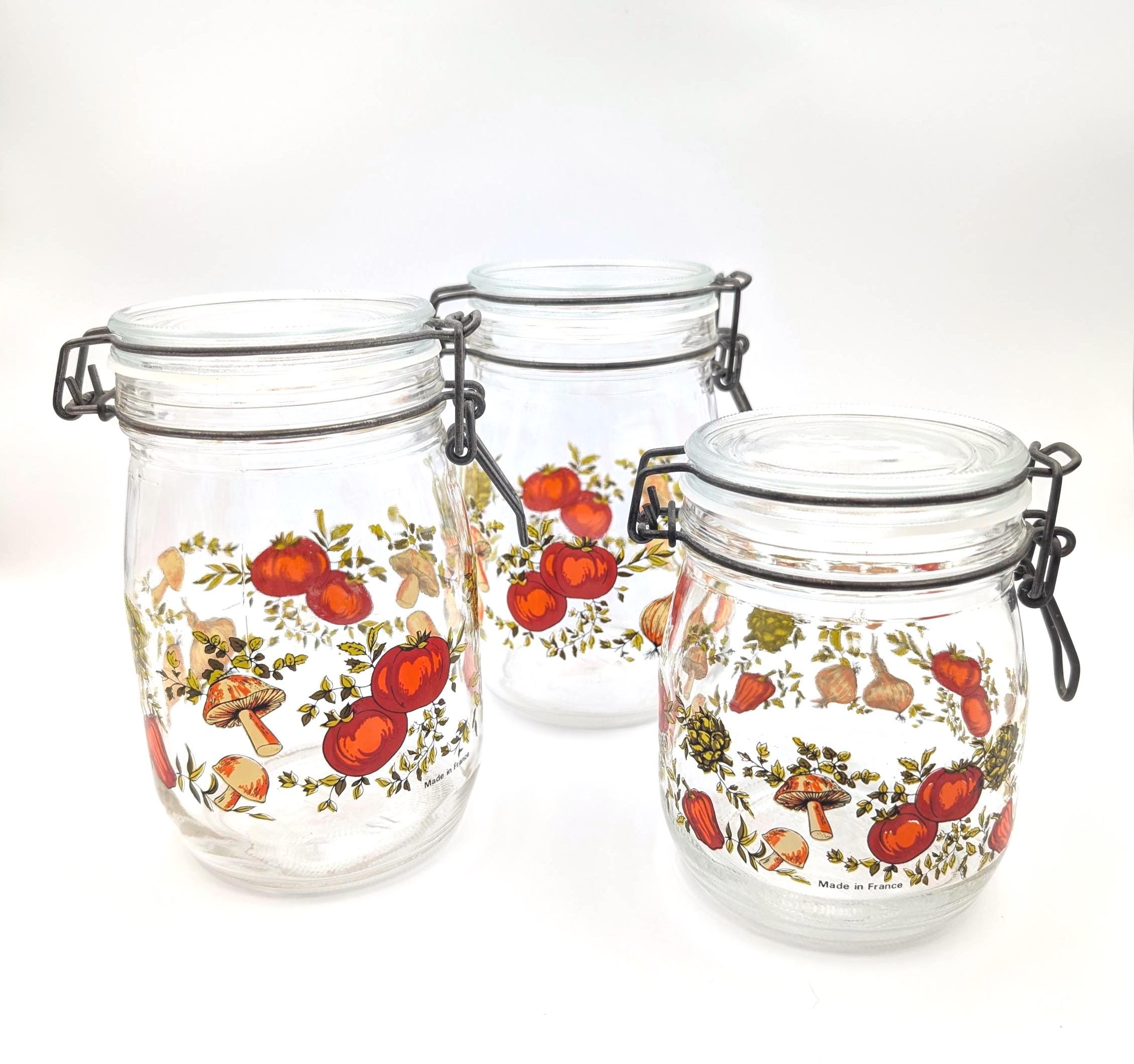 Arc france glass jar - Etsy 日本