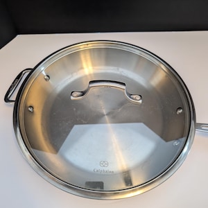 12-Zoll-Pfanne mit Kupferkern und Calphalon-Deckel - hergestellt in den USA