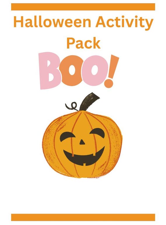 Halloween Activity Pack by LadyBugLanePrintable