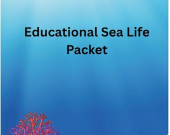 Lehrreiches Sea Life Paket mit Fun Sea Life Facts