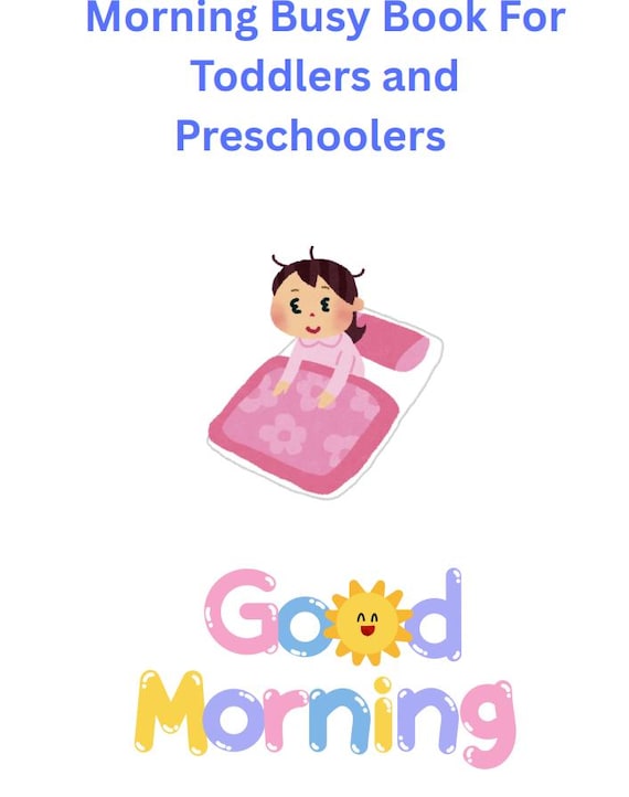 Morning Busy Book for Toddlers and Preschoolers by LadyBugLanePrintable