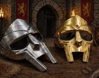 Hand-forged MF DOOM Mask: Aluminum Madvillain Face Armor - Etsy