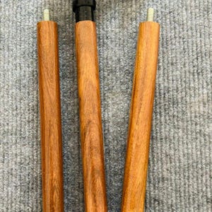 Handcrafted Wooden Walking Stick with Decorative Handle - Detachable Cane, Collectible Gift & Home Decor.