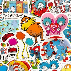 Dr. Suess Stickers for Scrapbooking, Journaling, DIY Crafts