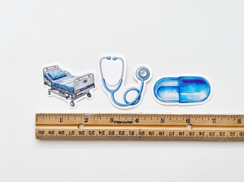 Hospital Sticker Pack, Medical Healthcare Worker Stickers, Doctors ...