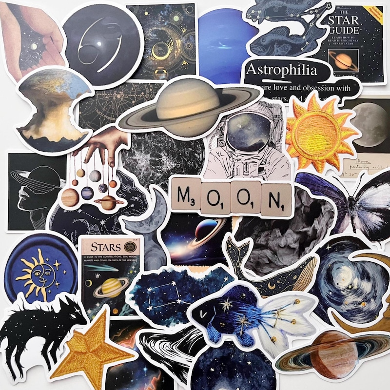 Astronomy Celestial Stickers - Etsy Canada