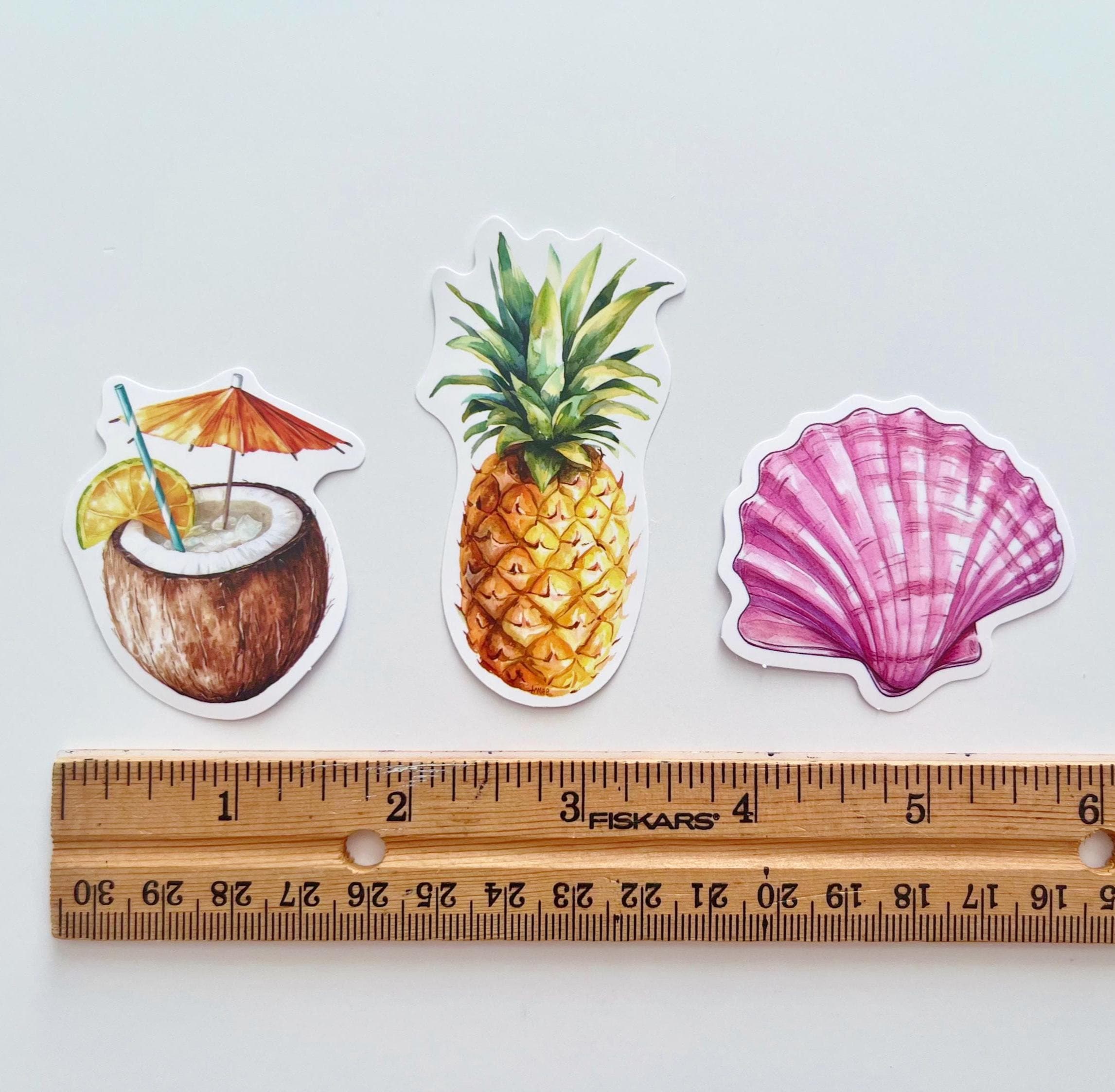 Beach Ocean Stickers, Tropical Summer Vacation, Coastal Vibe Sticker ...
