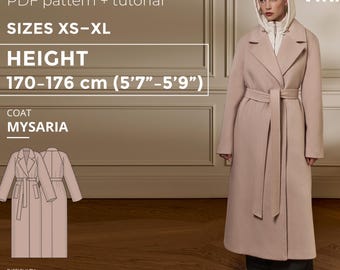 salire サリア チェスターコート ロングコート - メルカリ