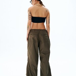 Pam cargo pants 170-176 height US sizes 2 - 20 pattern, oversized pants pattern with pdf tutorial, drawstring baggy trousers sewing pattern image 6