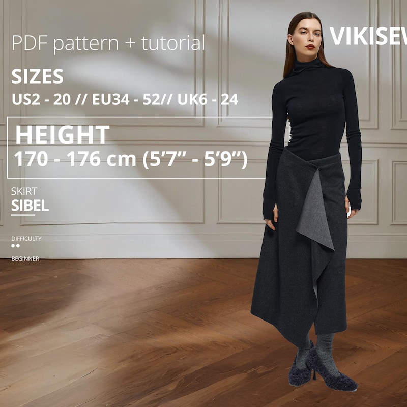Asymmetrical Dress Wool - Etsy UK