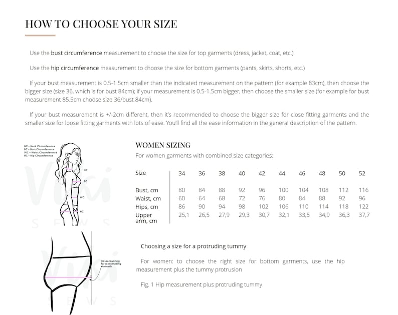 Pam cargo pants 170-176 height US sizes 2 - 20 pattern, oversized pants pattern with pdf tutorial, drawstring baggy trousers sewing pattern image 10