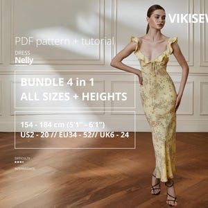 Silk Chiffon Dress Sewing Pattern