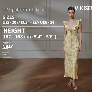 Chiffon Maxi Dress Sewing Pattern