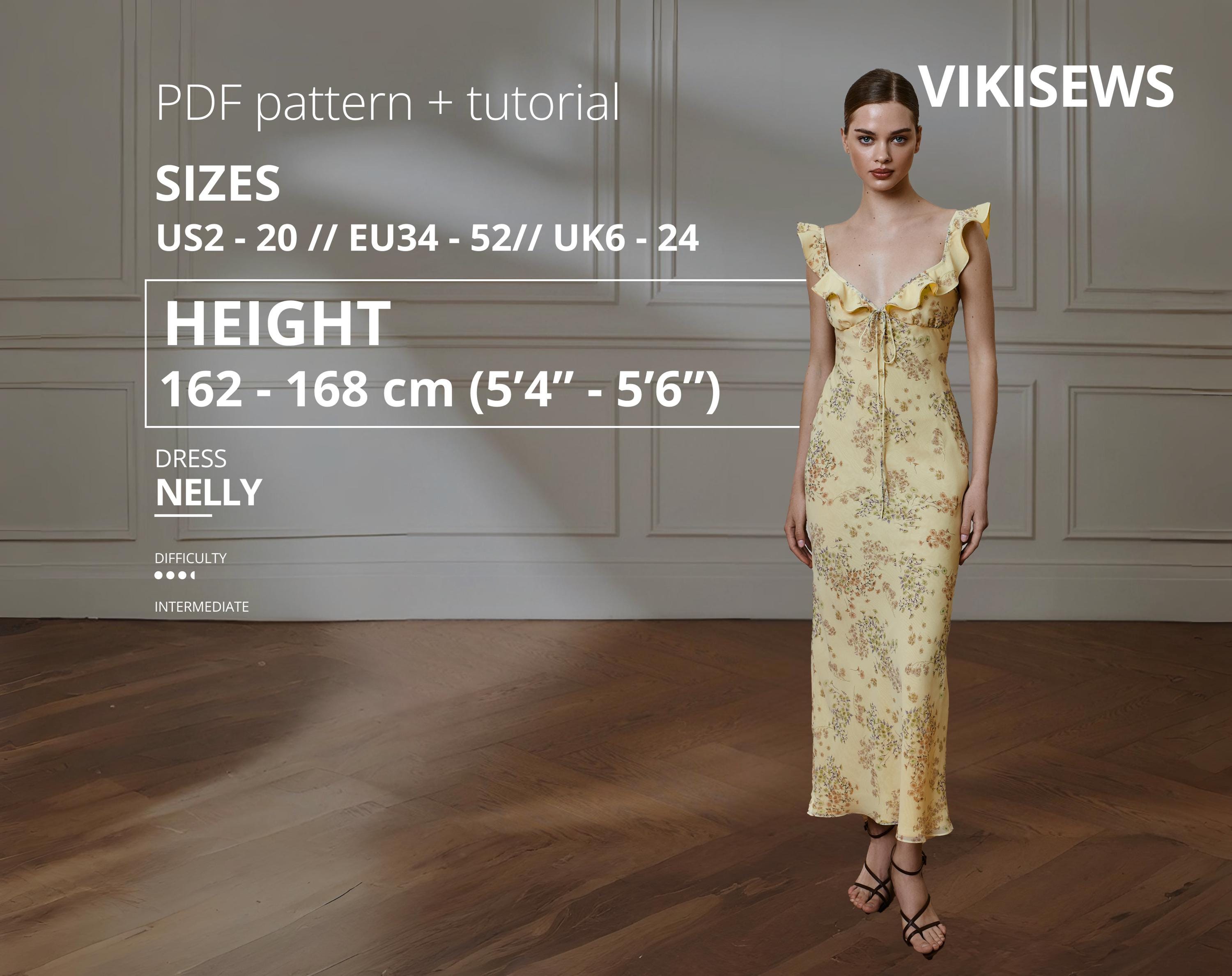 Bias Cut Gown Sewing Pattern - Etsy Bias Cut Gown Sewing Pattern - Etsy