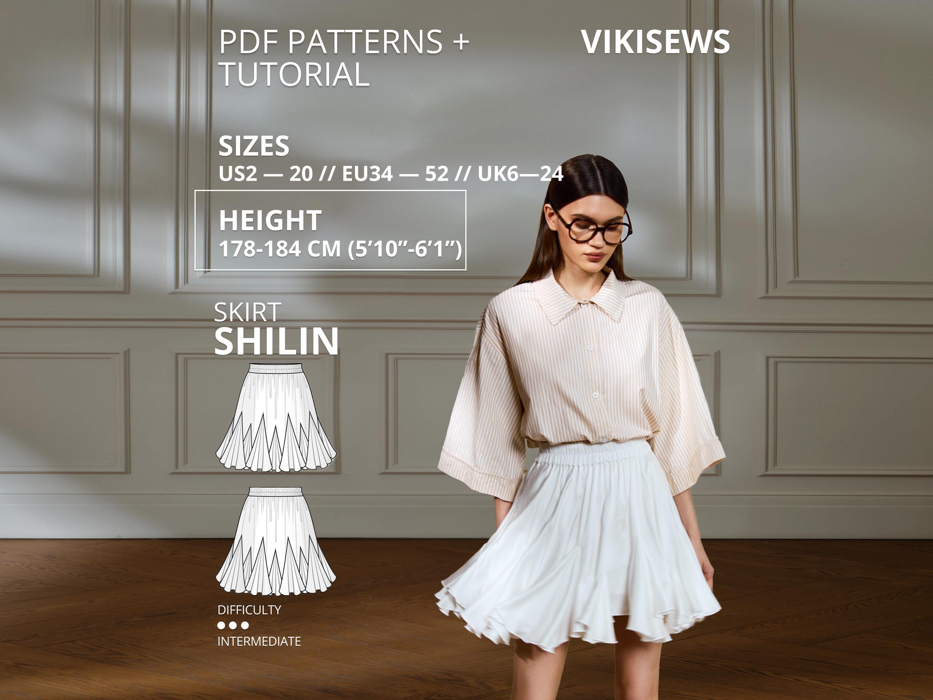 Half Pleated Skirt - Etsy