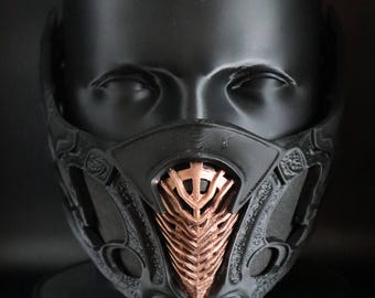 Mortal Kombat Sub-Zero Mask with Pro Helmet Strap