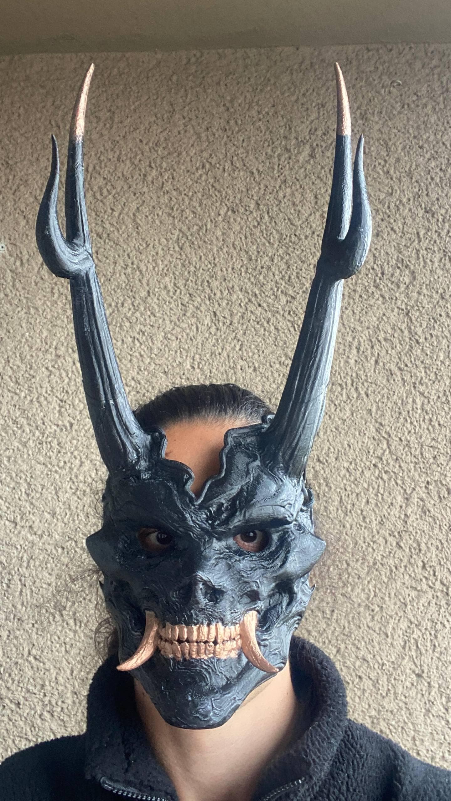 Handmade Yaksha King Mask – 3D Printed Cosplay, Black Myth