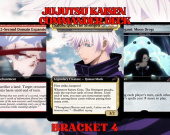Narset Enlightened Master EDH Proxy Deck, Bracket 4 Anime Art