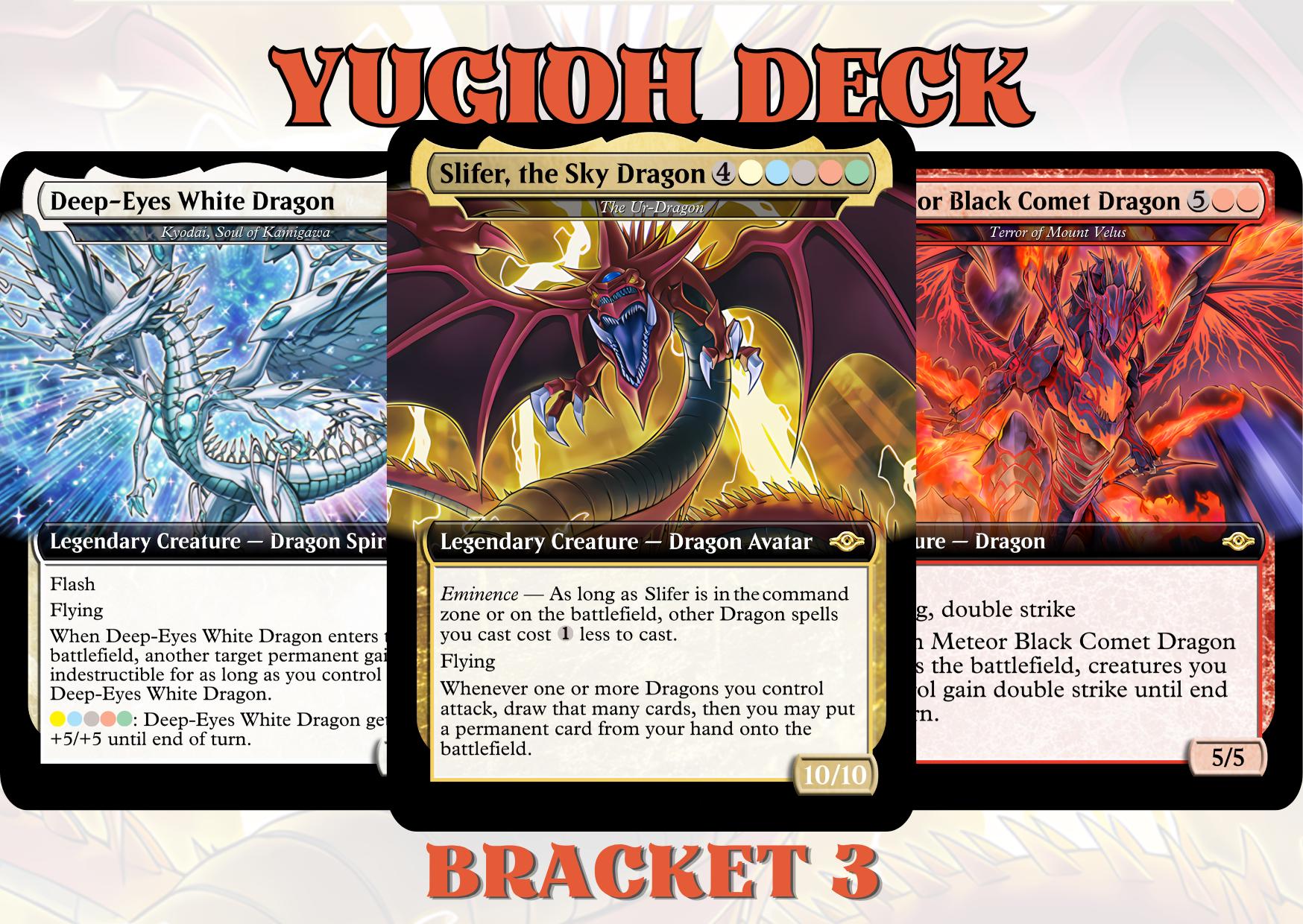 yugioh proxy deck Dragon Tribal EDH Proxy Deck, Bracket 3 Deck Anime Art