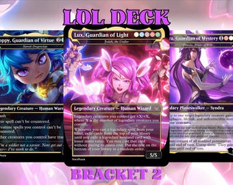 Star Guardian EDH Proxy Deck, Jodah the Unifier, Bracket 2 Anime Full Art