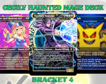 Cecily Haunted Mage EDH Proxy Deck, Bracket 3 Anime Full Art