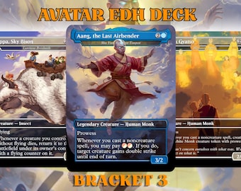 Avatar Proxy Commander EDH Deck, Bracket 3 Anime Full Art