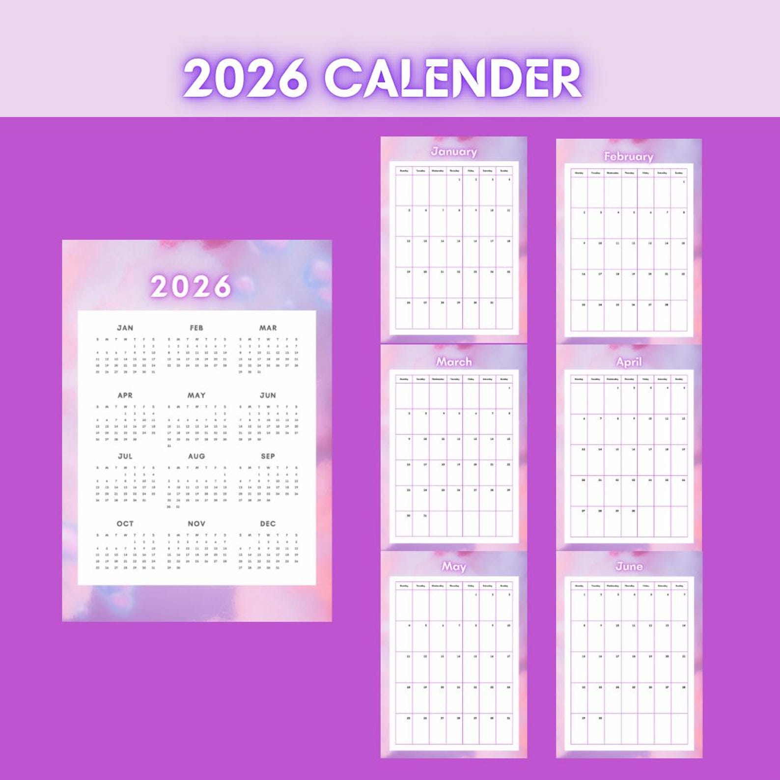 Planner Kpop Demon Hunters 2025 2026 – Planner di vita stampabile ...