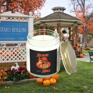 Cozy Gilmore Girls-Inspired Candle for Fall Vibes, Halloween and Aromatherapy
