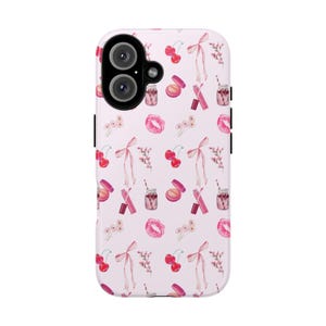 Phone Case, Pink Aesthetic Strong Bossy Queen, Girly iPhone Accessories, Protective Smartphone Case, Cute Cell