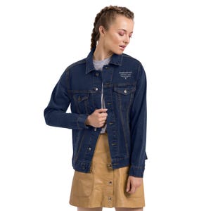 Unisex denim jacket |Denim Jacket with Distressed Look | Unisex Outerwear |Vintage Style Unisex Denim Jacket